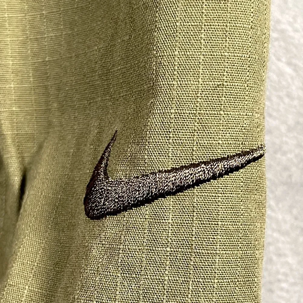 Nike Shorts Mens 36‎ Green Cargo Woven Ripstop Outdoor 10